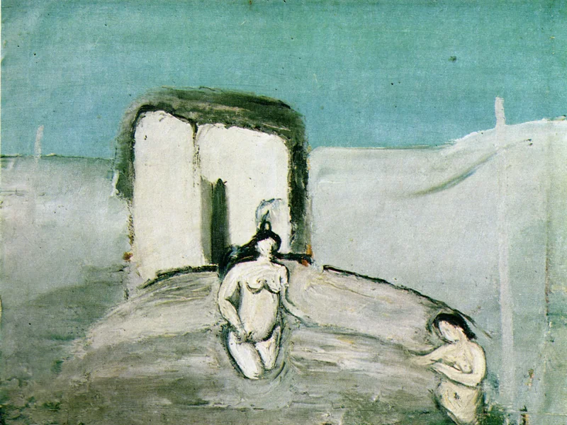 1889-Aleksandr Davidovia Drevin - Due bagnanti. 1930-31